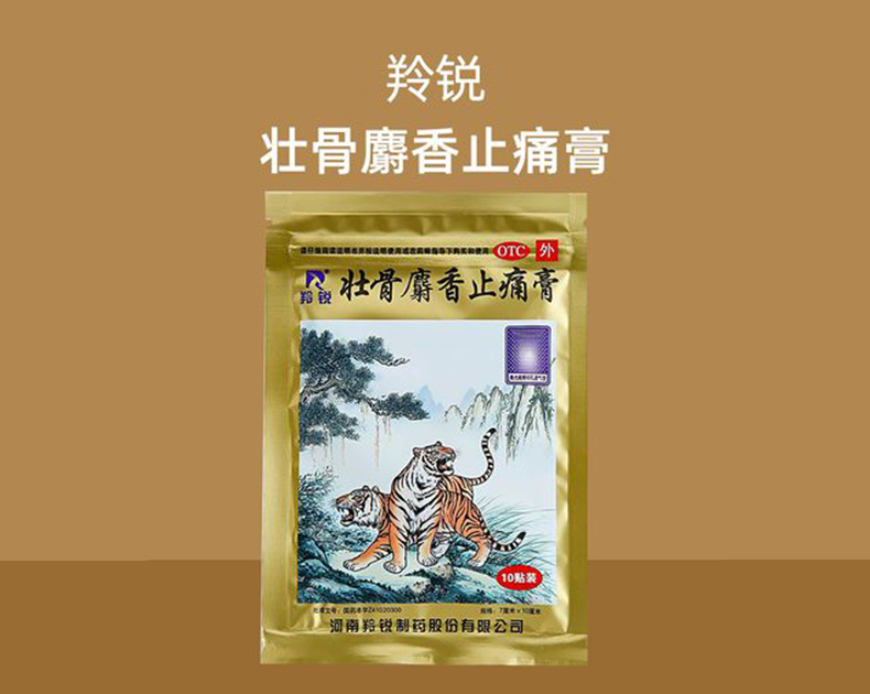 壯骨麝香止痛膏